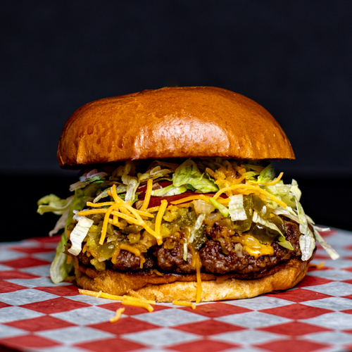 Chopped Jalapeño Burger